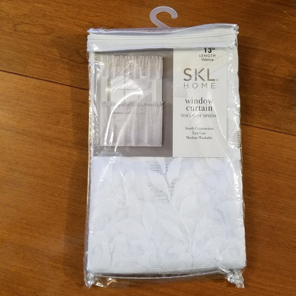NWT SKL Home Window Curtain Valance - Picture 1 of 10